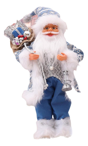 Figura De Papá Noel De Navidad, Centro De Mesa, 45cm