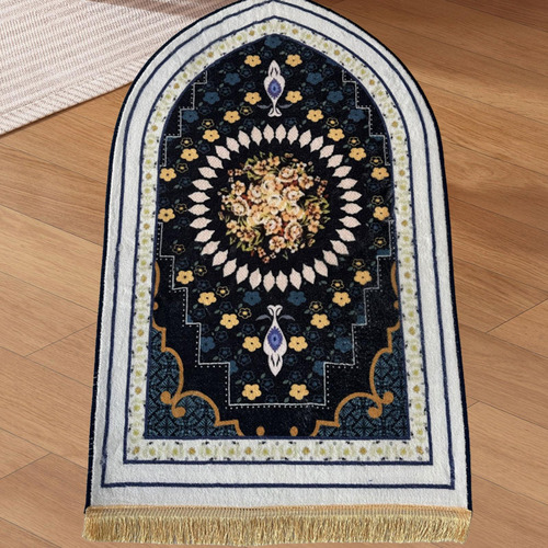 Tapete De Oración Portátil Con Tapete De Viaje Con Borlas