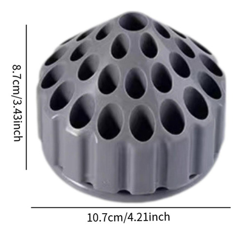 Soporte De La Rejilla Para La Cabeza De Moler Gris