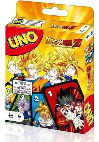 Uno Dragon Ball Z Cartas Juego Atractivo Hobby Personajes