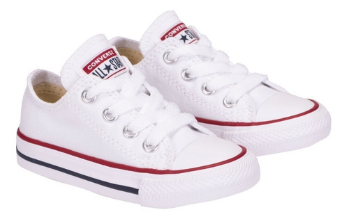 Imagen 8 de 10 de Tenis Converse Niños Blanco 7j256c