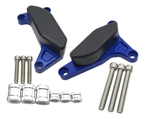 Motor Guardia Caso Slider Compatible Con Yamaha Fz1 Fz8 Azul