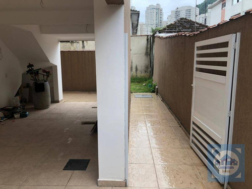 Casa Com 3 Dormitórios À Venda, 145 M² Por R$ 750.000,00 - Marapé - Santos/sp - Ca0549