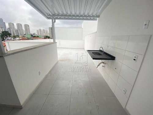 Imagem 14 de 23 de Cobertura À Venda, 92 M² Por R$ 440.000,00 - Vila Scarpelli - Santo André/sp - Co4025