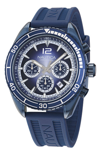 Reloj Para Hombre Nautica Key Biscane Napkbf304 Azul