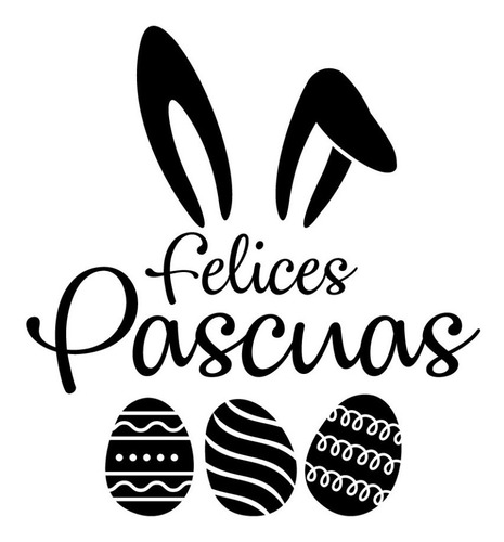 Imagen 2 de 2 de Vinilo Para Vidrieras Pascua-modelo 3