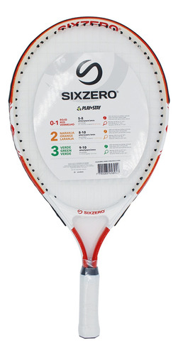 Raqueta De Tenis Sixzero Junior 0/1/2/3 Para Niños + Funda