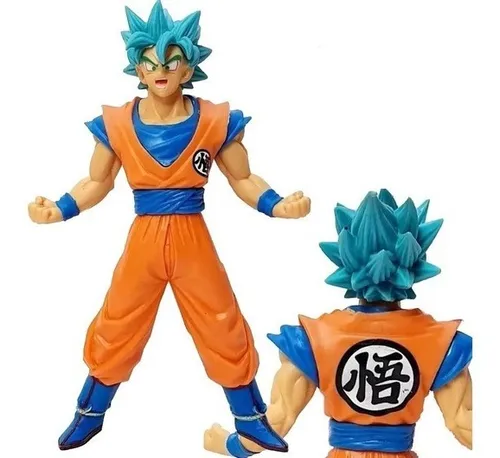 Boneco Goku SSj Blue Dragon ball Super Venda no MercadoLivre