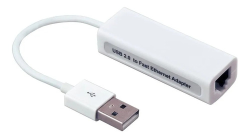 Adaptador Tarjeta De Red Lan Rj45 Fast Ethernet  Usb 2.0
