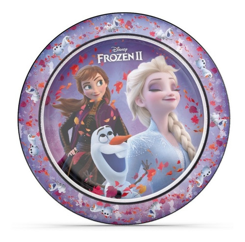 Plato Playo Disney Frozen Plastico Licencia Oficial