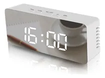 Comprar Despertador Reloj Despertador Espejo C\u002Ftermometro
