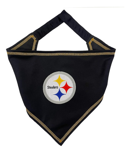 Bandana Corbata De Pittsburgh Steelers De Nfl, Grande/e...