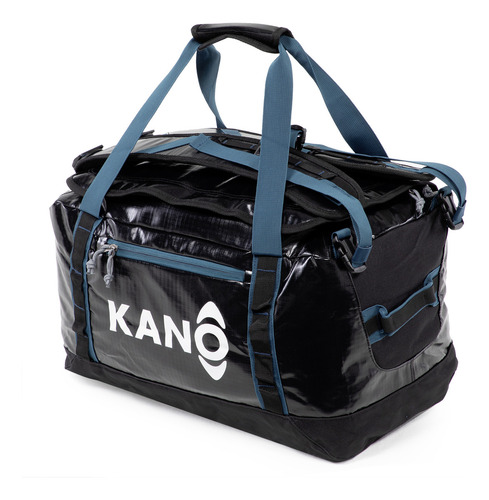 Bolso mochila impermeable negro Kano Outdoor 40L black plegable
