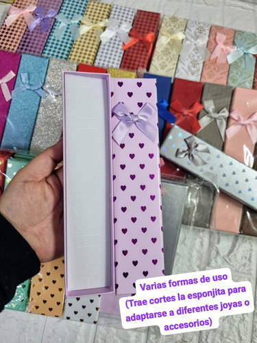 Cajas Cartón Joyería Bisutería Mayoreo Rectangular 12pz