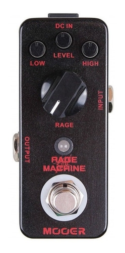 Pedal Mooer Rage Machine Metal Distortion Para Guitarra