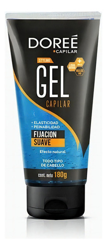 Doree Gel Fijacion Suave 180 Gr Fijador Para Cabello