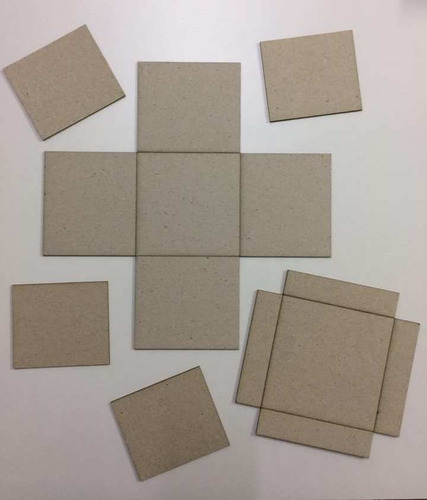 Base P/ Caixa Explosão 20x20x20 Cartão P/ Revestir (10 Pçs)