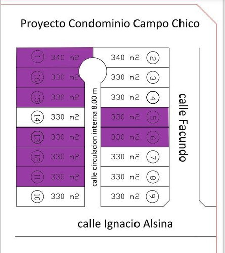 Lotes A La Venta. Condominio La Faustina. Villa Udaondo.