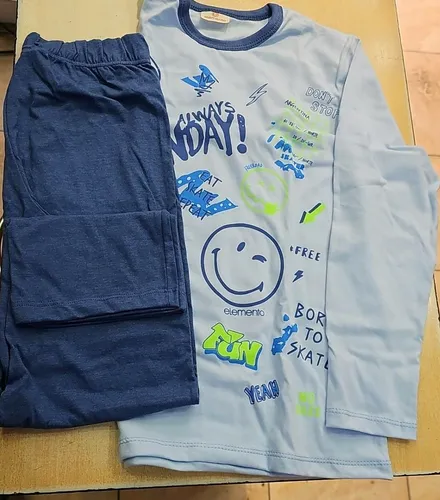 Pijama Elemento Nene Varon Invierno Precio Mayorista T 12