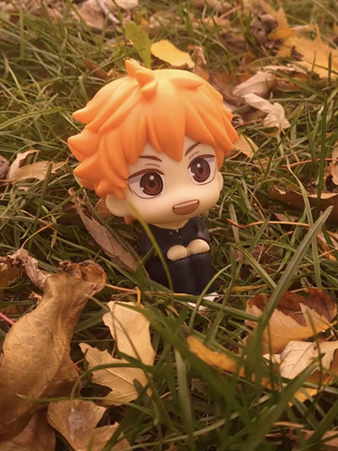 Haikyuu Boneco Cabeçudo Shoyo Hinata Action Figure Anime
