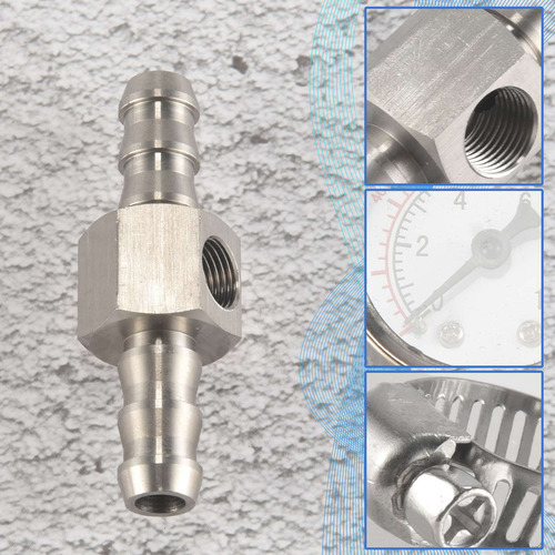 Manómetro De Combustible Universal De 1/8 Npt (140 Psi) Con