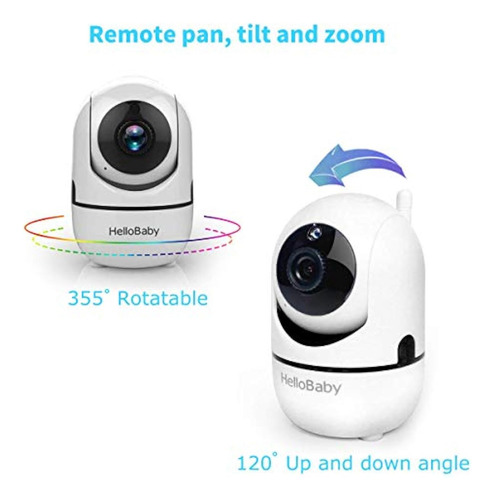 Monitor Para Bebes Con Camara De Vision Nocturna Hellobaby