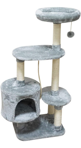 Arbol Para Gatos, Torre Con Postes De Sisal Y Camas