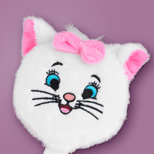 Miniso Espejo De Mano Disney Marie Sintético Blanco 10.5x15