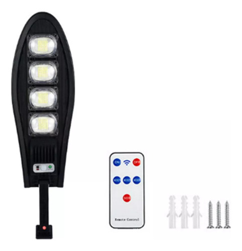 Nuevo Kit 1 Foco Reflector Solar 800w Poste Control Ip65