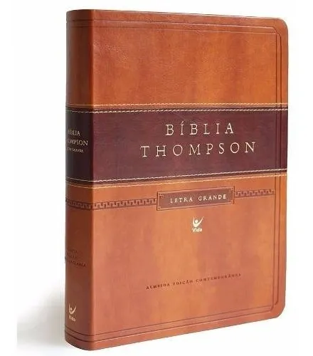 Bíblia De Estudo Thompson Grande Cor Marrom Mole - Luxo Dourada V...