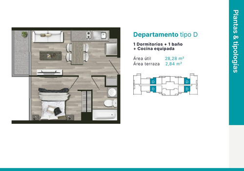 Nuevos, 1 Dormitorio, Ed. Nexus Vespucio, Sin Comisión