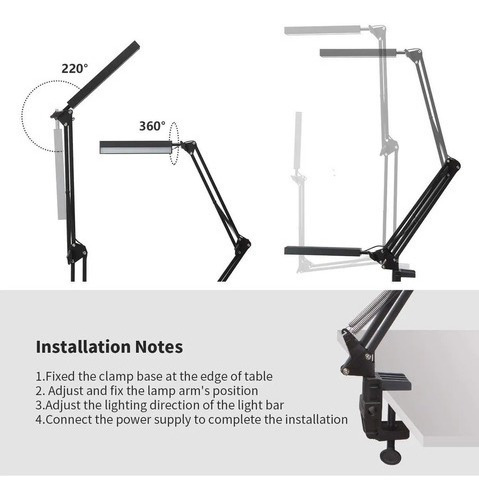Lámpara De Lectura O Escritorio Led Regulable