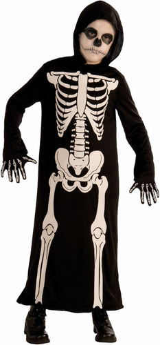 Disfraz Para Niño Esqueleto Talla M 8-10  Halloween 
