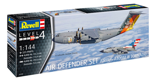 Air Defender Set Airbus A400m & Tornado By Revell # 3789