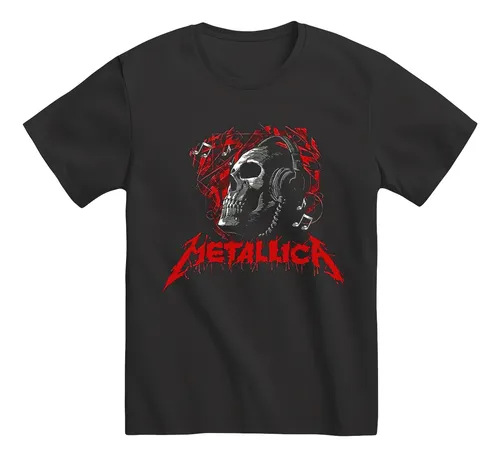 Camiseta Estampada Dtf Premium Metallica 04