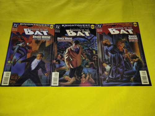 Comic Batman Shadow Of The Bat Bruce Wayne 3 Numeros Dc 1993