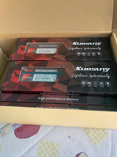 Kuesuny 8gb (2x4gb) Ddr3 1333 Udimm Pc3-10600u Dimm 1.5v2rx8 (Usado)