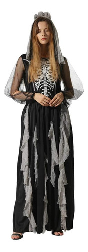 Fantastcostumes Mujer Esqueleto Zombie Disfraces De Novia Ve