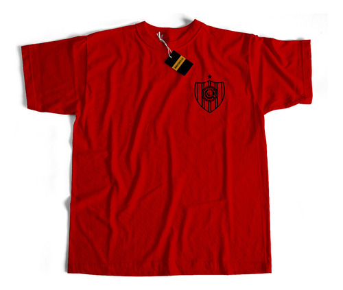 Remera Escudo Chacarita Juniors Escudo Futbol 100% Algodon