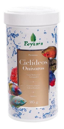 Ração Poytara Ciclideos Onivoros 385g