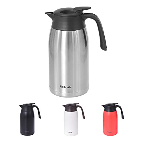 Pinduowu 68 Oz Light Thermal Coffee Carafe, 316 Acero Wcl5z