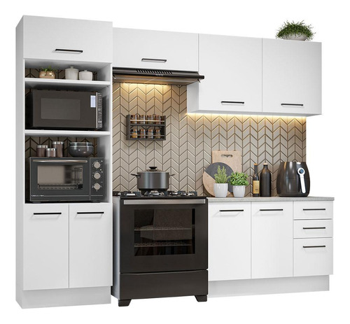 Mueble De Cocina Integral Modular Madesa Agata 270cm B