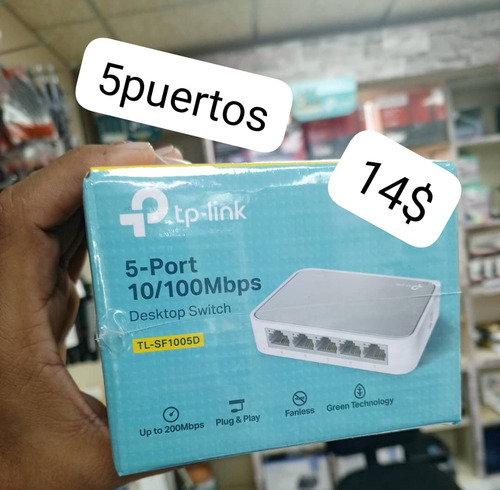Desktop Switch Marca Tp Link 5 Puertos