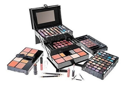 Kit De Maquillaje Todo En Uno Con Estuche Negro Exclusivo