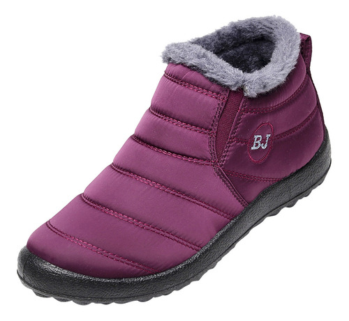 Botas De Nieve Cálida Invierno Zapatos De Algodón Para Mujer