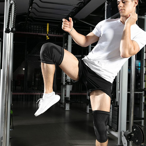 2 Rodilleras Deportiva Compresión Para Gym Ajustable Elastic
