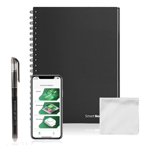 Cuaderno Notebook Inteligente Reutilizable Tamaño Executivo