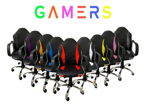 Imagen 2 de 7 de Silla Con Ruedas Para Escritorio Oficina Armado Gratis