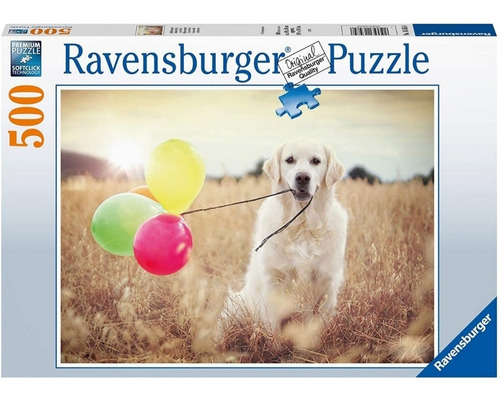 Rompecabezas 500 Piezas Perro Con Globos Ravensburger