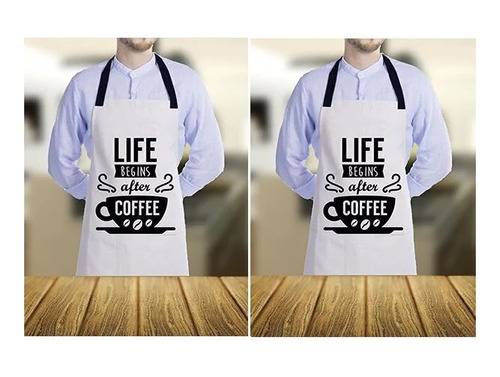 Delantal De Cocina Estampado Con Frases Ideal Regalo